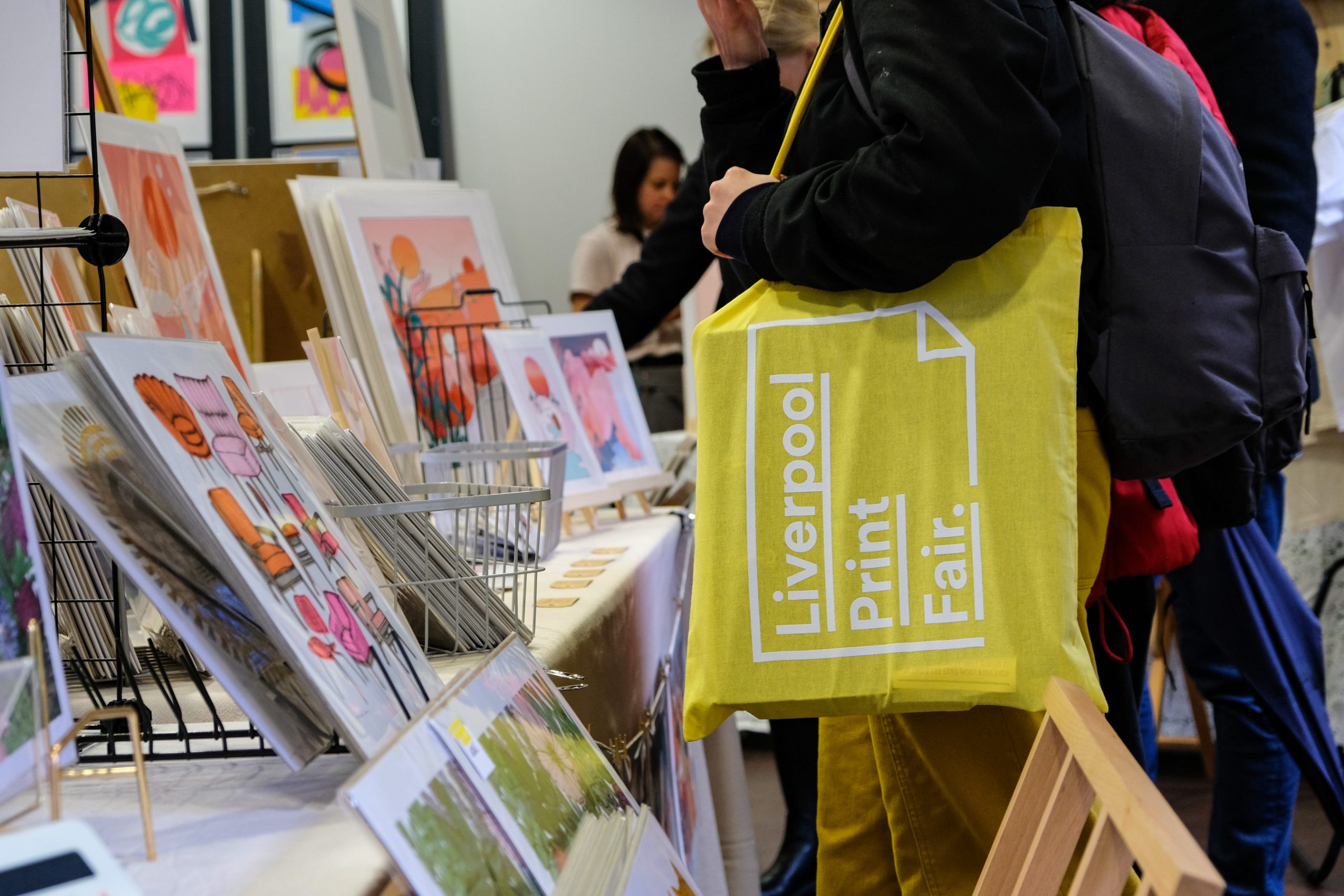 Aimee Mac Illsutration at Liverpool Print Fair in April 2019