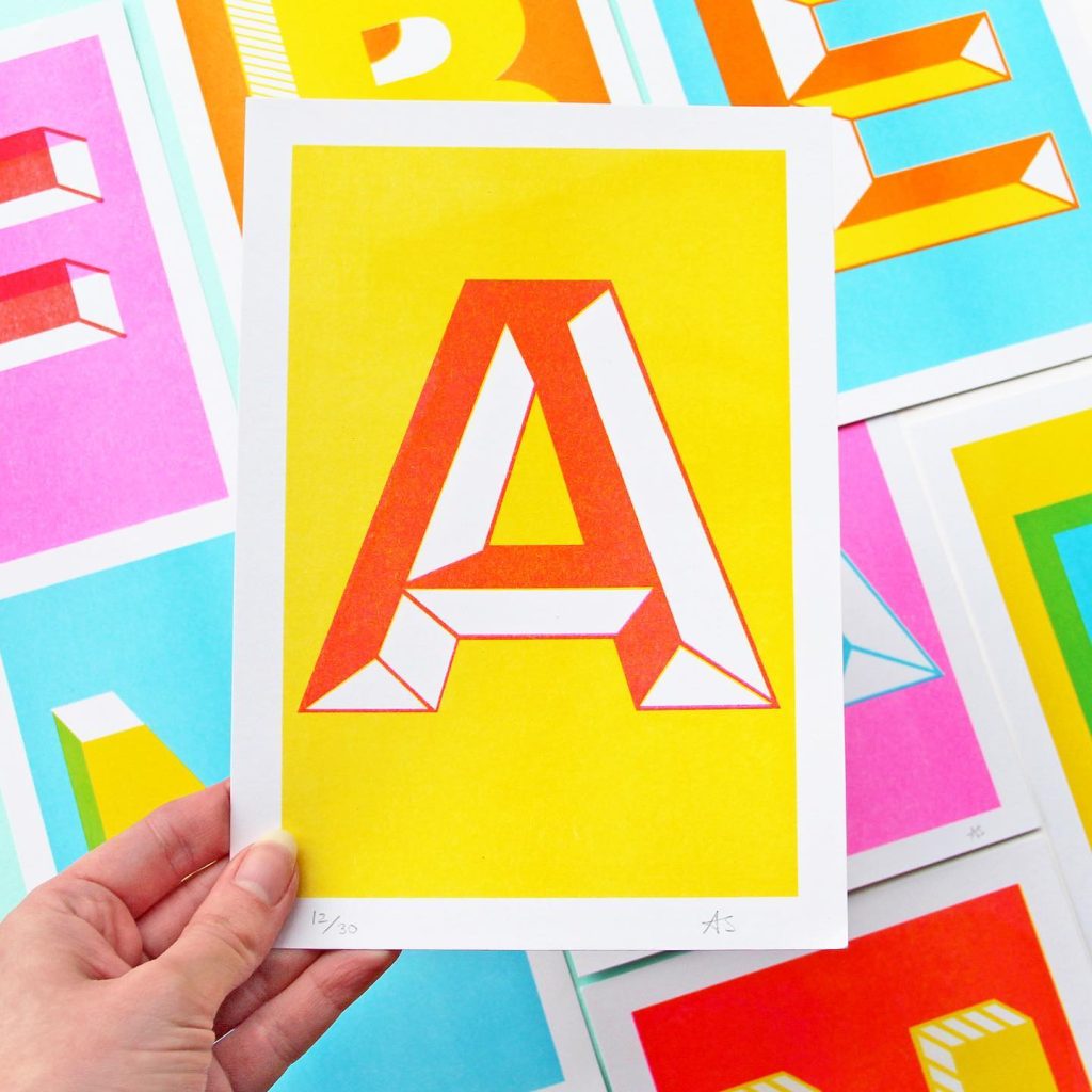 Risograph print by Abby Sumner